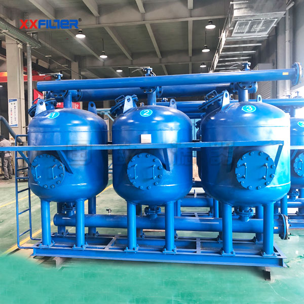 電廠工業(yè)循環(huán)水凈化淺層砂過(guò)濾器